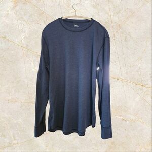 GAP Mens Blue Long Sleeve Lightweight Classic Crew